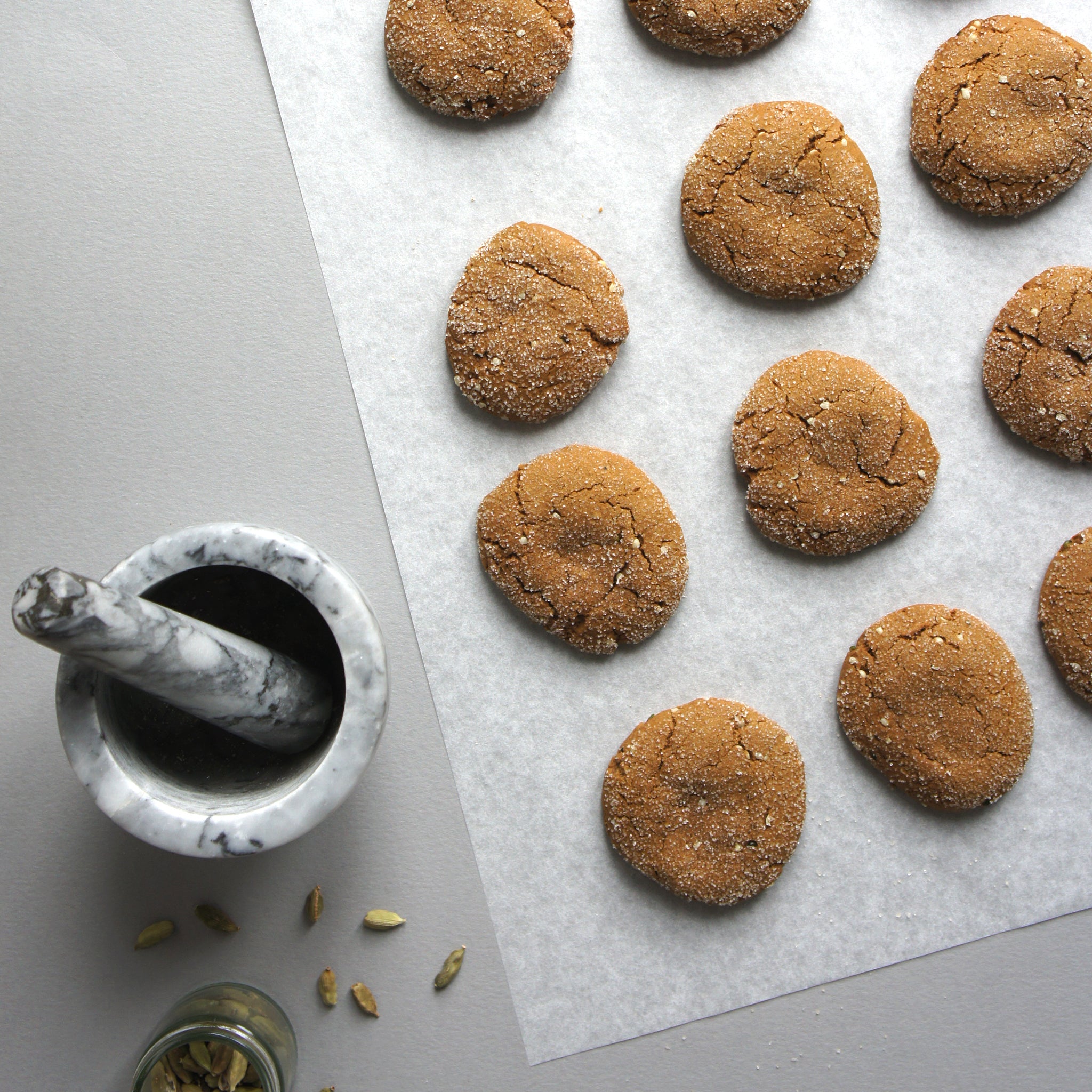 Spiced Molasses and Hemp Heart Cookie Recipe