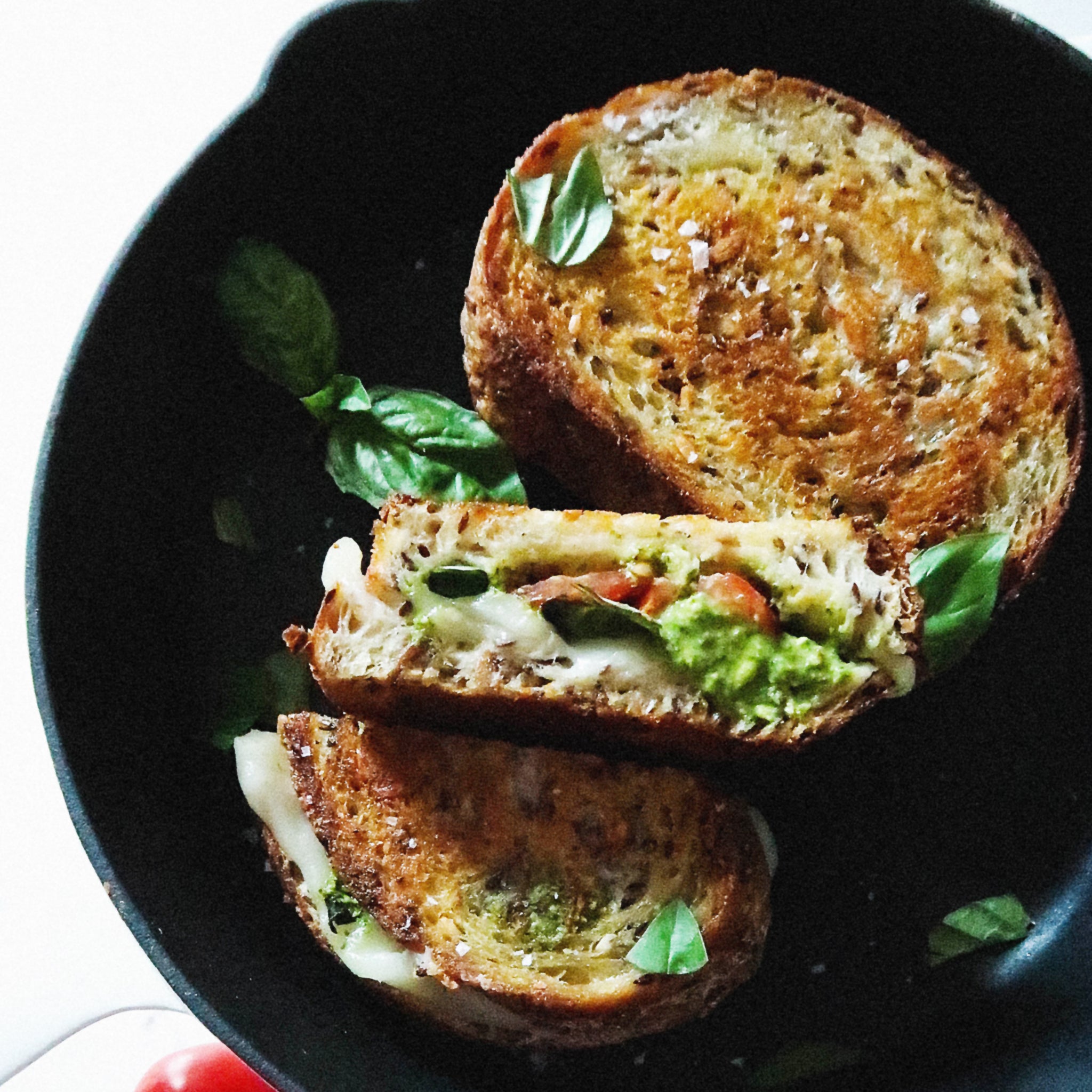 Caprese Grilled Cheese