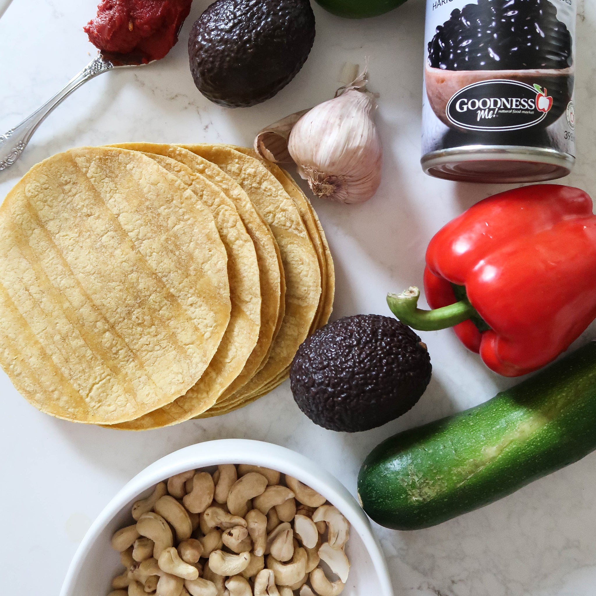 Skillet Veggie Enchiladas with Chipotle Cashew Queso