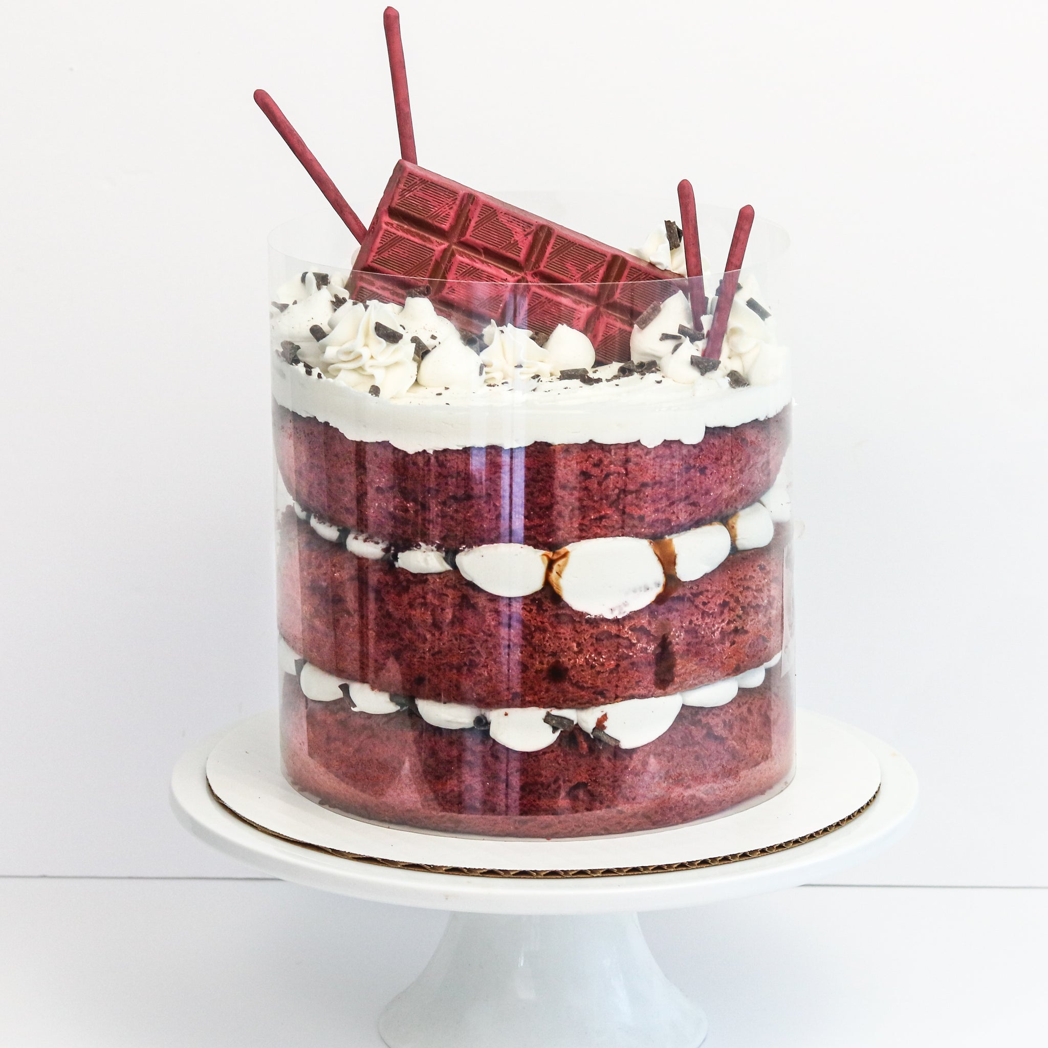 Triple Red Velvet + Cream | Boss Cake