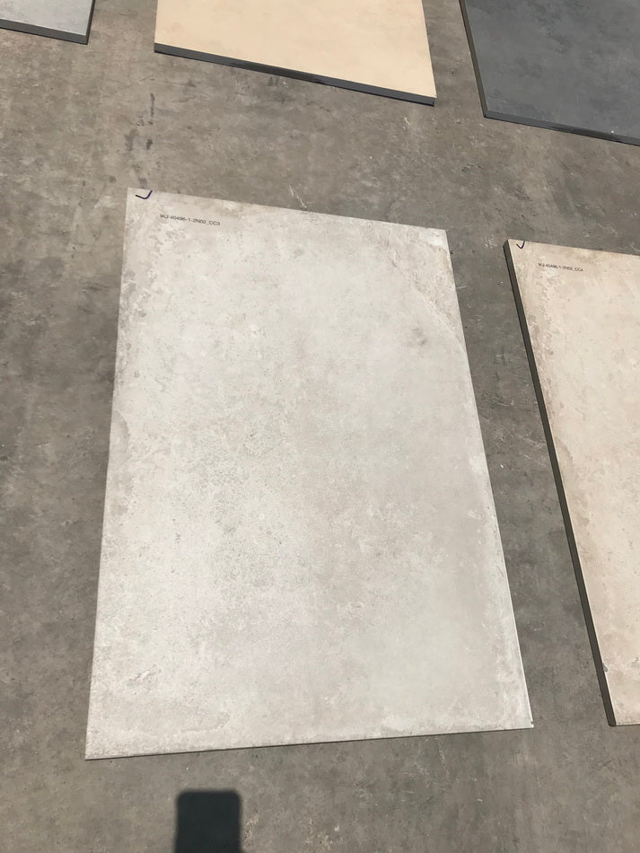 concrete ivory grey vitrified porcelain paving 