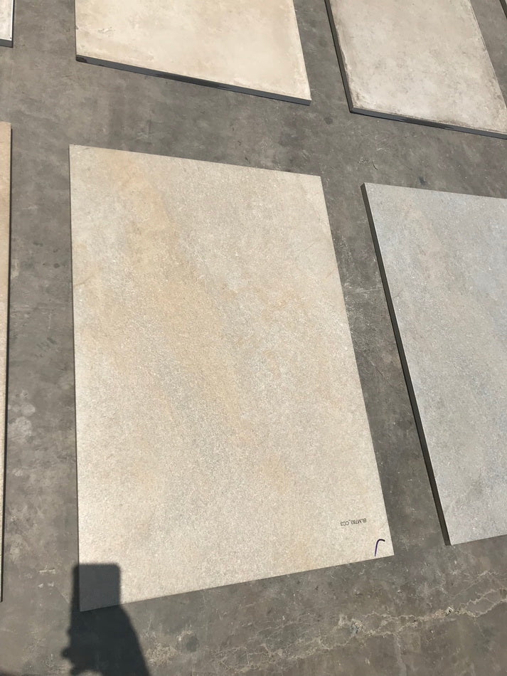 natural sandstone effect porcelain paving