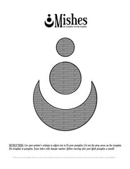 Mish Symbol Pumpkin Template