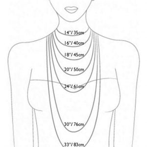 Necklace Size Chart - Choosing the Right Necklace Length