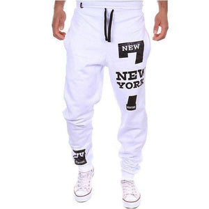 baggy white sweatpants