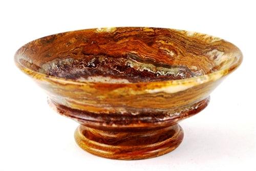 Multi Brown Onyx 16 inch large bowl - Nature Home Decor