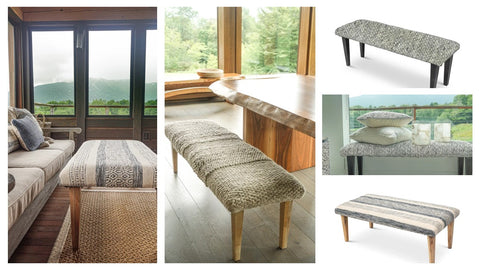 Benches of Handwoven Collection - Nature Home Decor