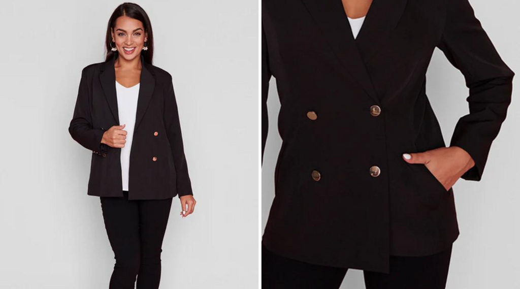 Claire Black Blazer