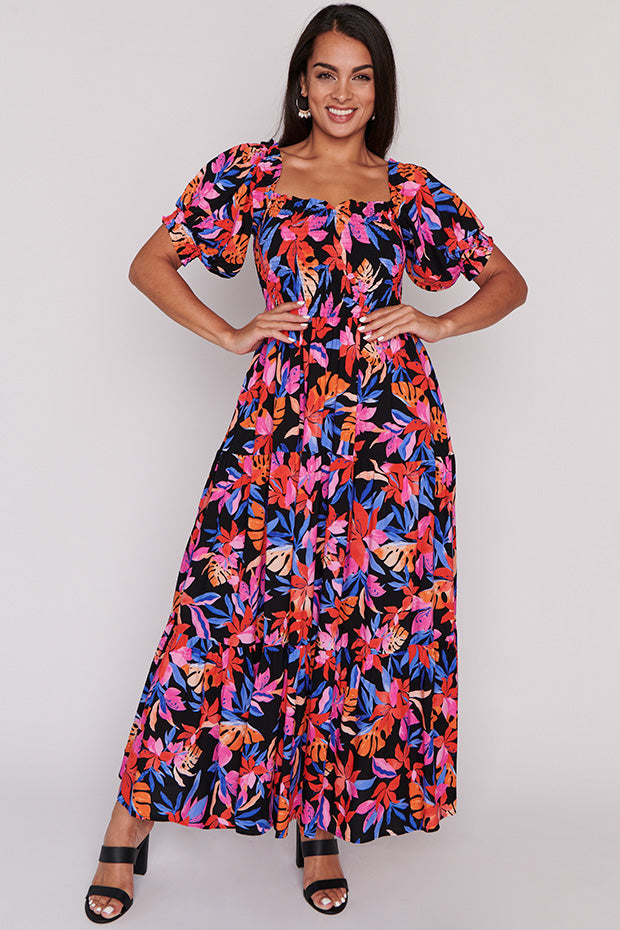 Tropical on sale party dresses