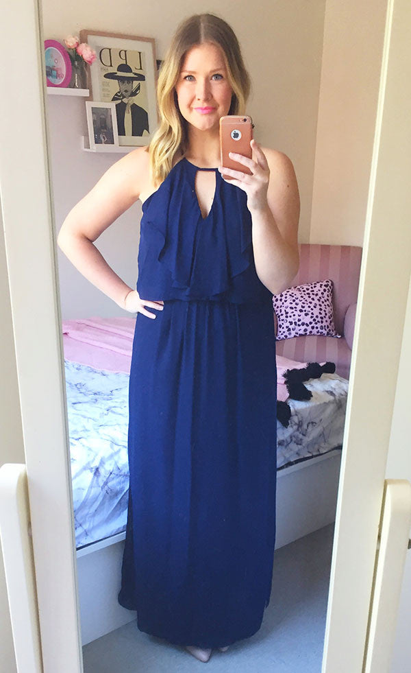 Caitlin Navy Maxi Dress – Little Party Dress
