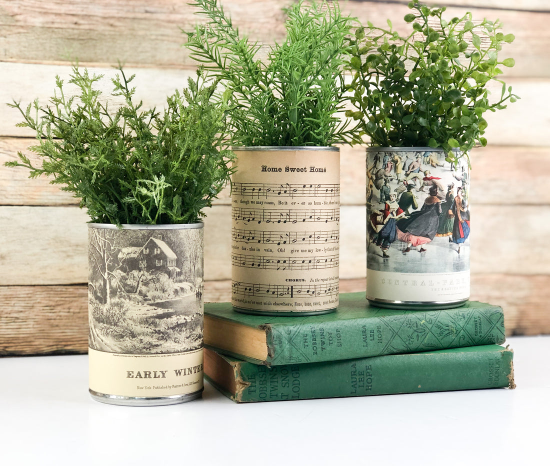 How to Make Tin Can Planters