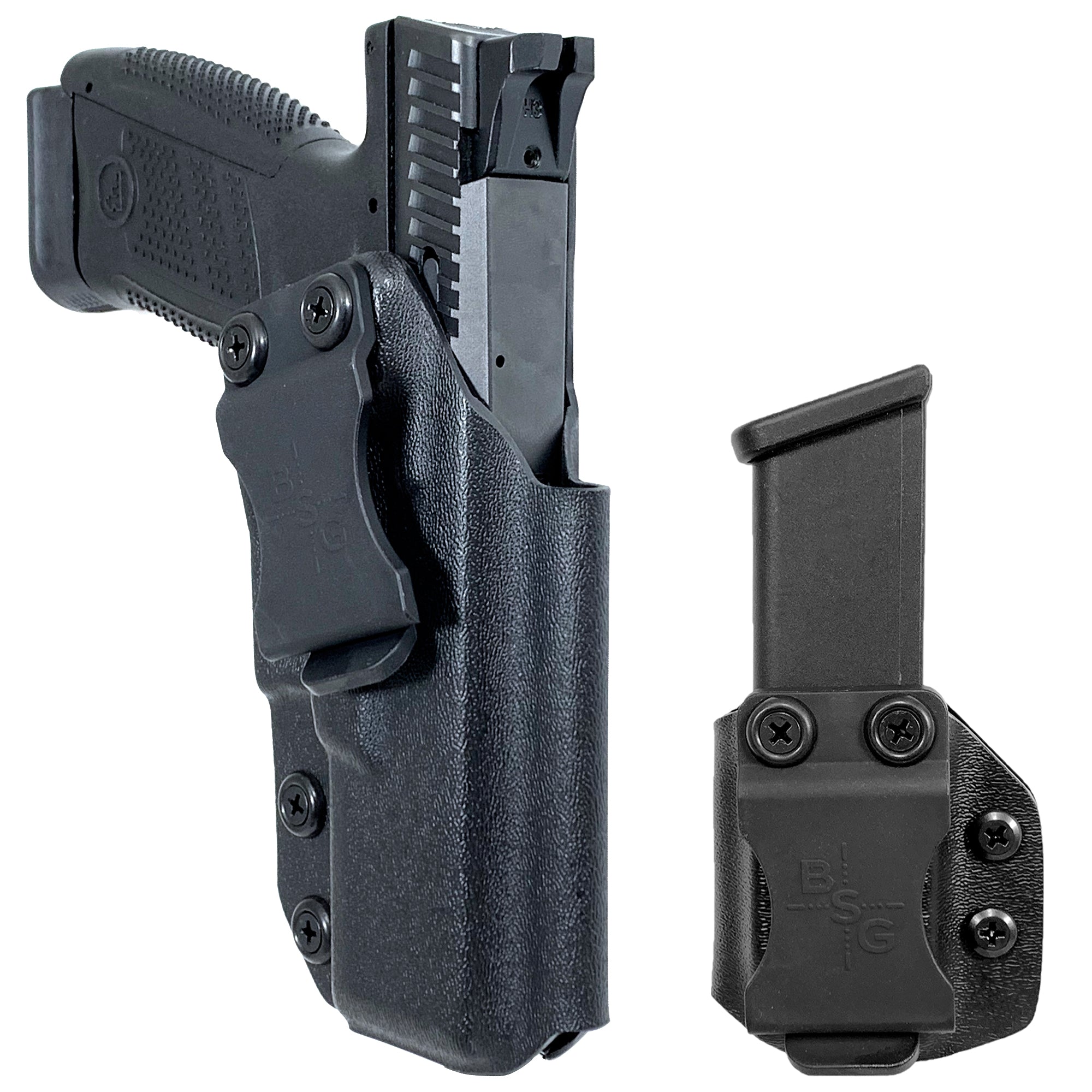 Glock 26, 27, 33 IWB Kydex Holster & Mag Pouch Combo - Concealed Carry