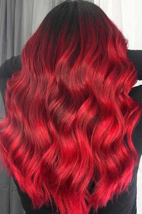 Deep Red Hair Best At Home Red Hair Dye Red Hair Long Wig Manic Panic Rock N Roll Red Light Reddish Blonde Bright Red Wig