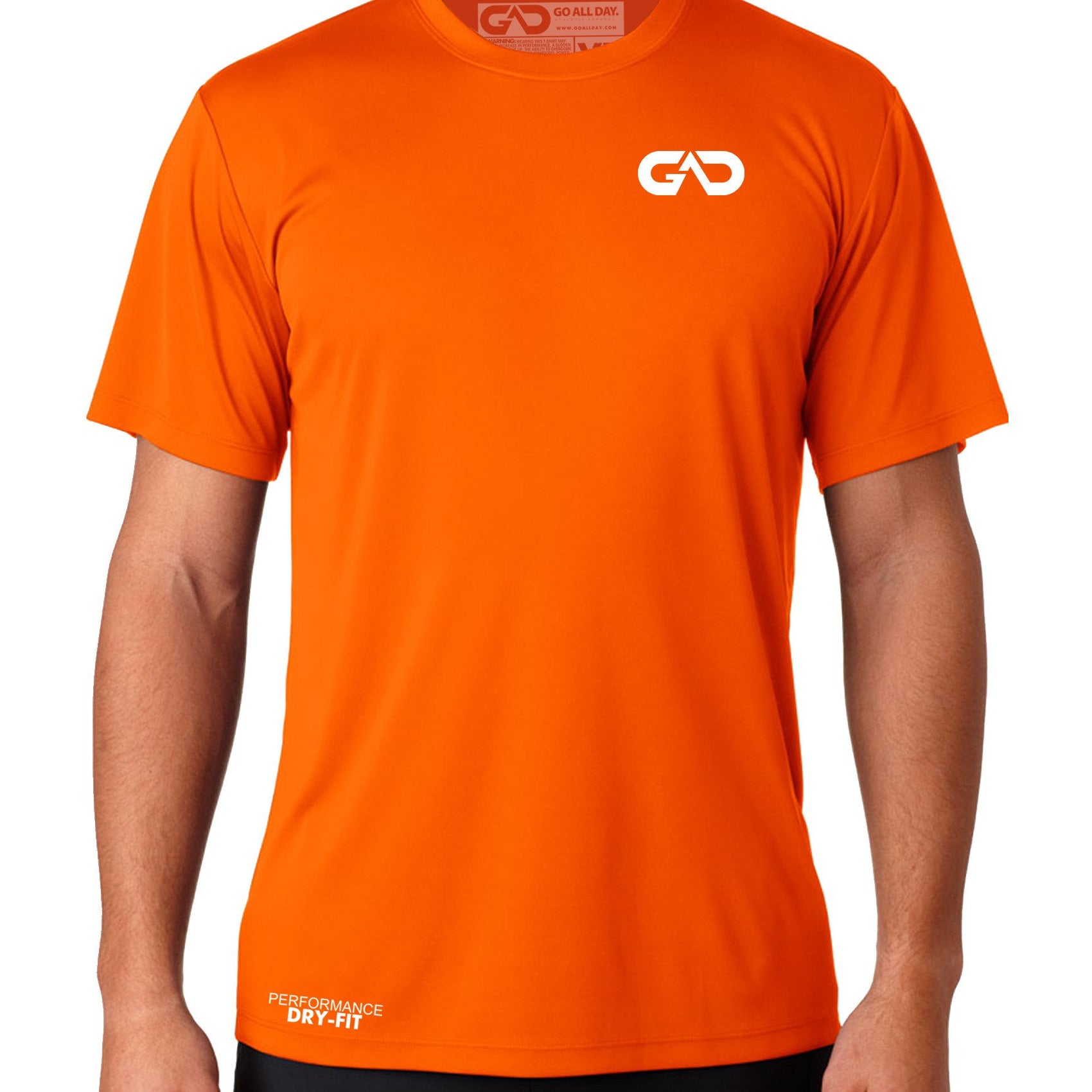 orange dri fit shirts