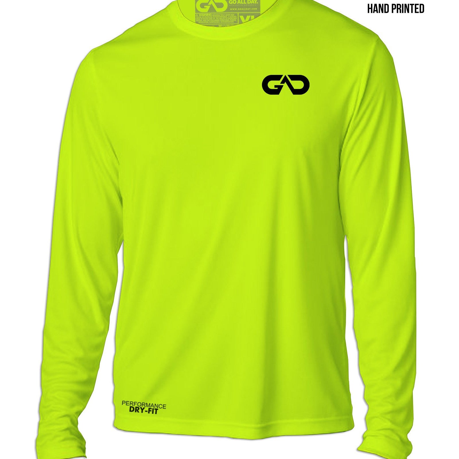 DRY-FIT Long-sleeve Shirt (Neon Green 