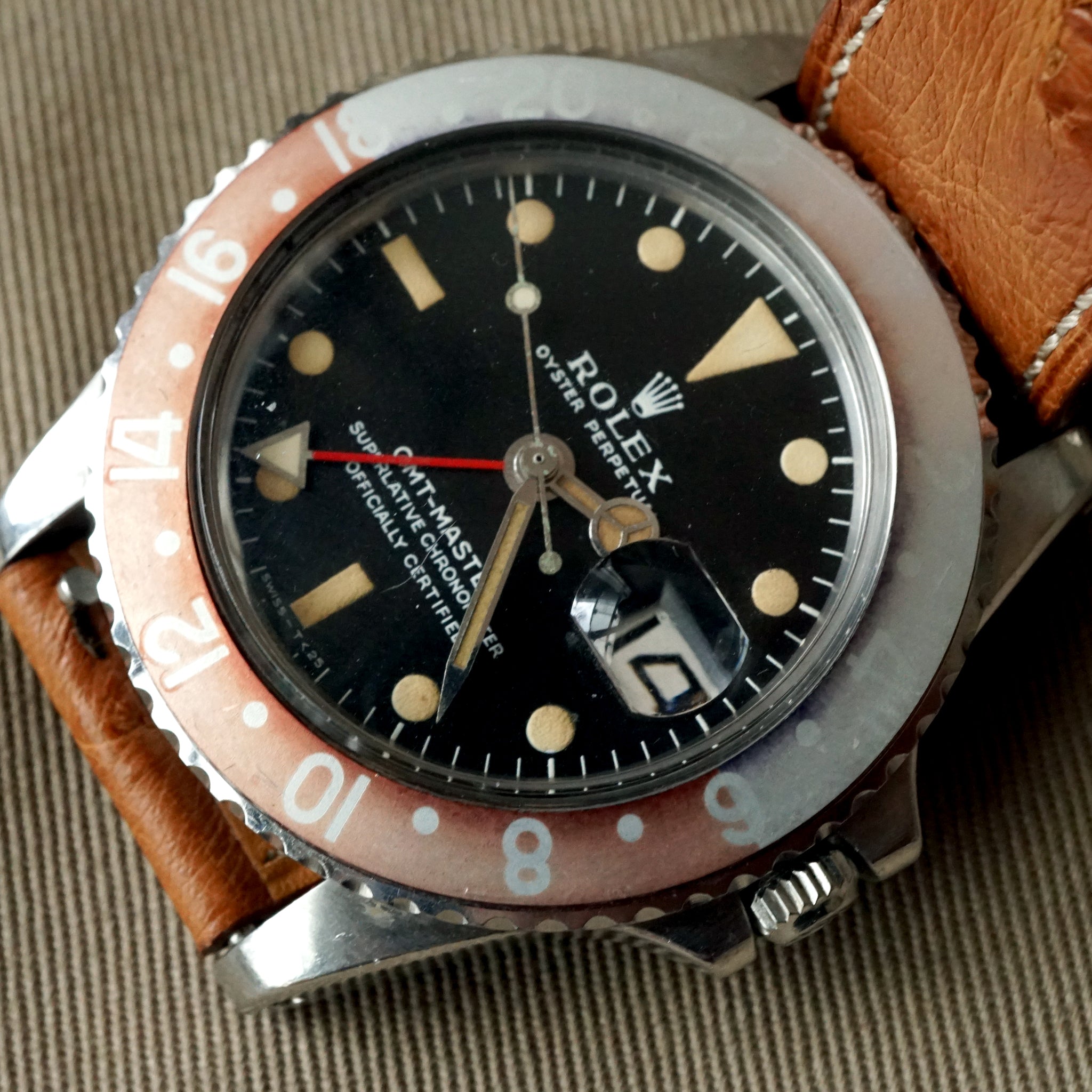 rolex gmt faded bezel