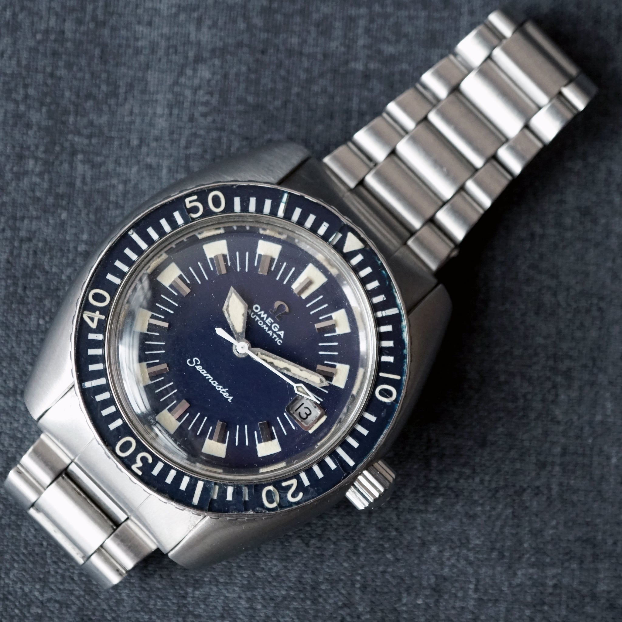 omega seamaster deep blue