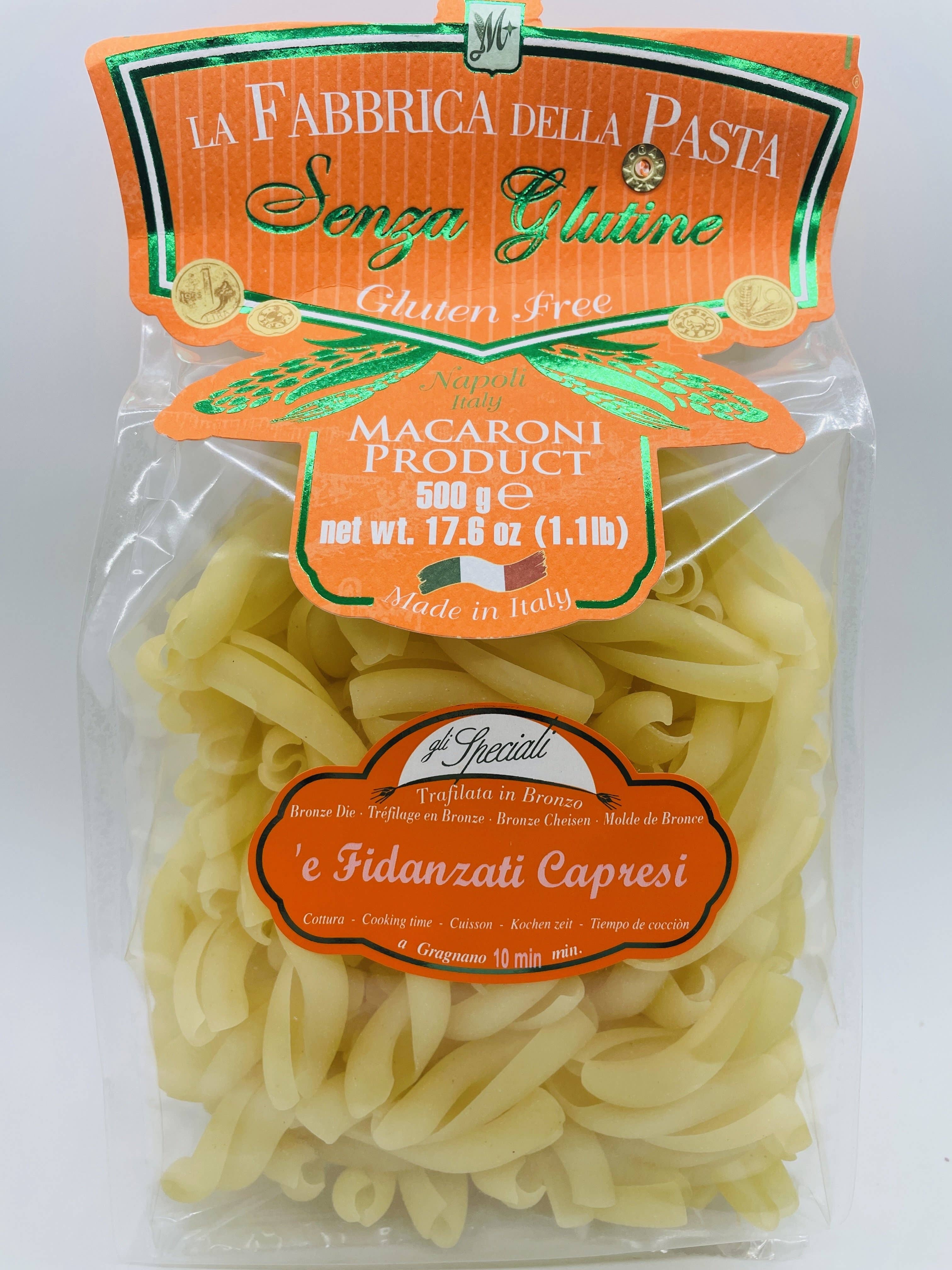 Gluten Free Fidanzati Capresi by La Fabbrica della Pasta – Guidetti's  Marketplace