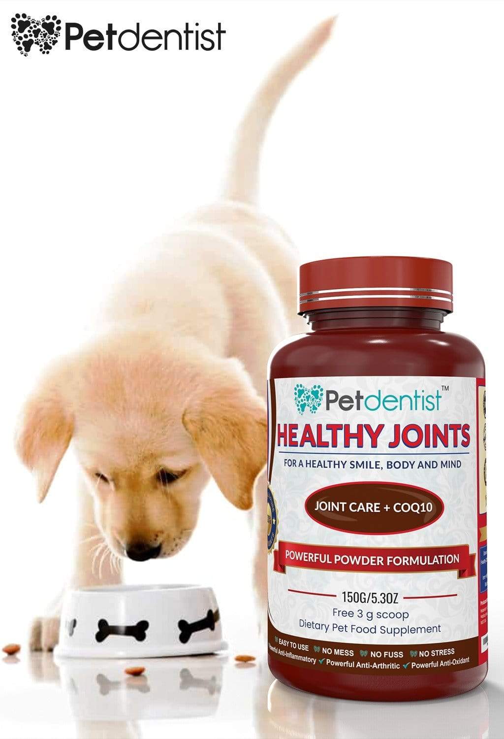 hip and joint powder for dogs