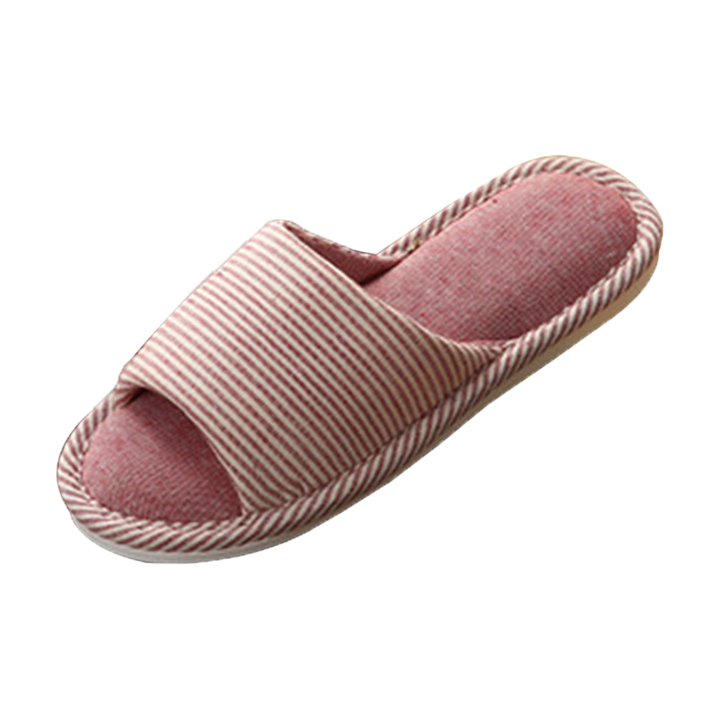 open toe slippers