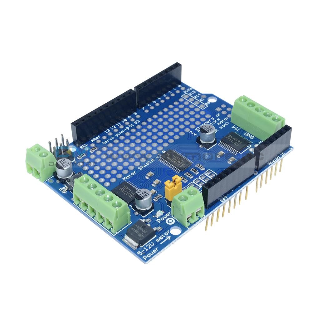 servo motor arduino motor shield