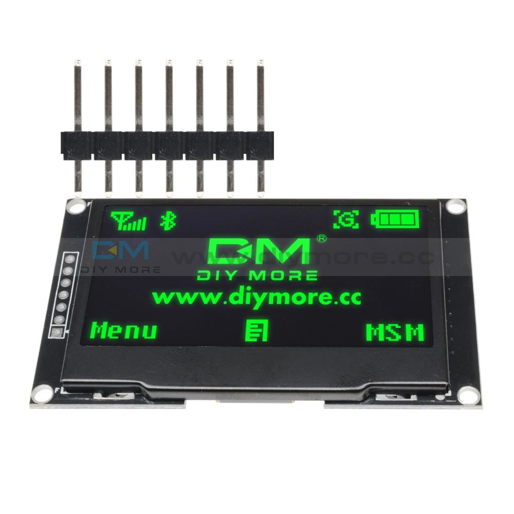 2.42 Inch 12864 Oled Display Module Iic I2C Spi Serial For Arduino C51 Stm32 Green/white/blue/yellow