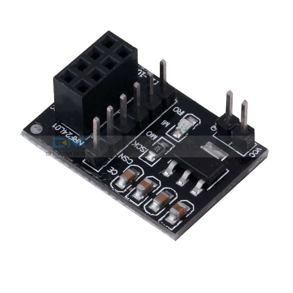 Socket Adapter plate Board f 8Pin NRF24L01+ Wireless Transceive module