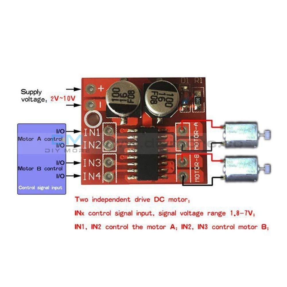 L298n Dc Motor Driver Circuit