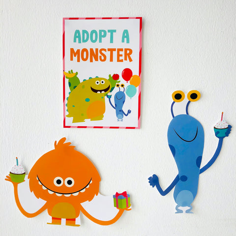 Adopt a Monster Sign