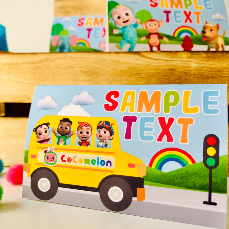 Cocomelon Wheels On The Bus Printable