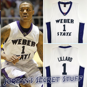 damian lillard weber state jersey for sale