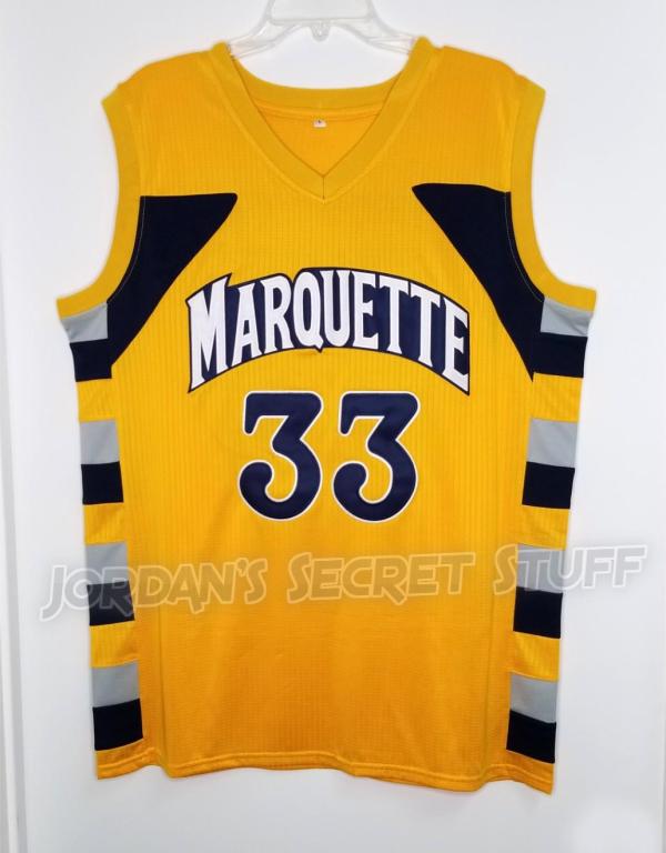 marquette throwback basketball jersey