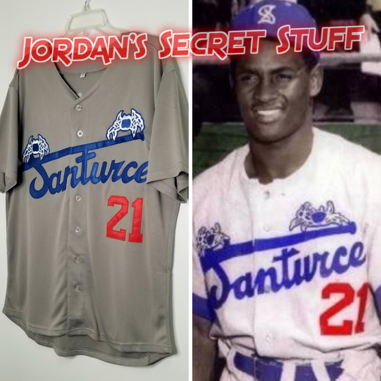 1951 Roberto Clemente #21 Santurce Baseball Jerseys Puerto Rico With Patch  Black