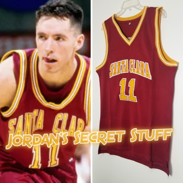 JordansSecretStuff Lamar Odom Rhode Island College Basketball Jersey Custom Throwback Retro College Jersey L