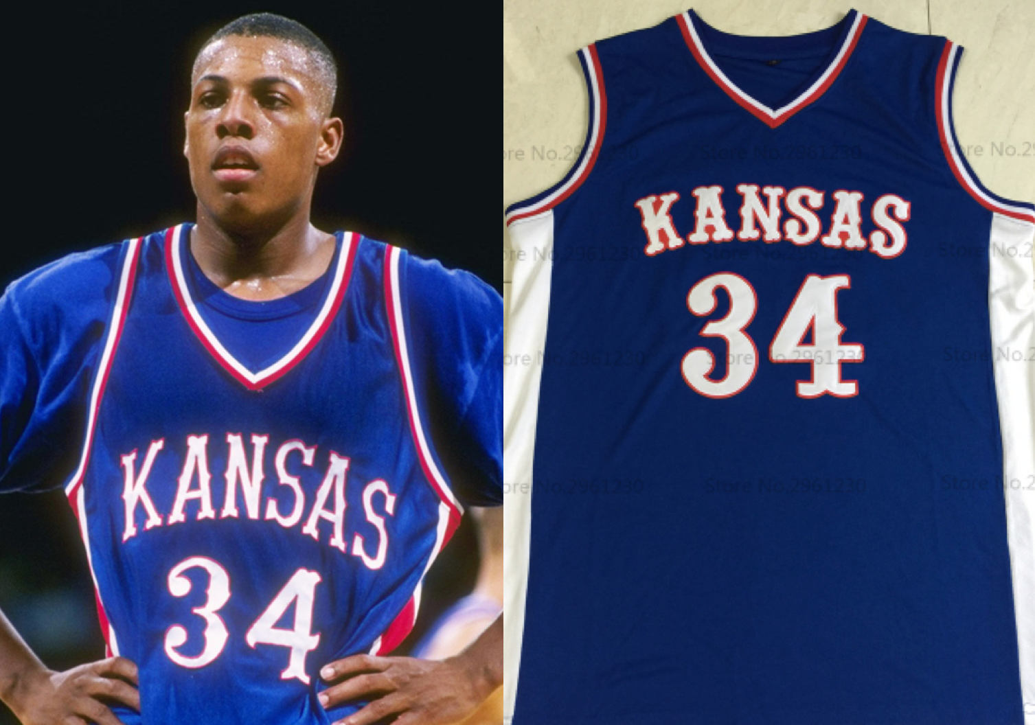 paul pierce kansas jersey