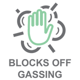 Blocks off Gassing