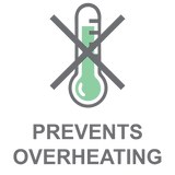 Prevents Overheating