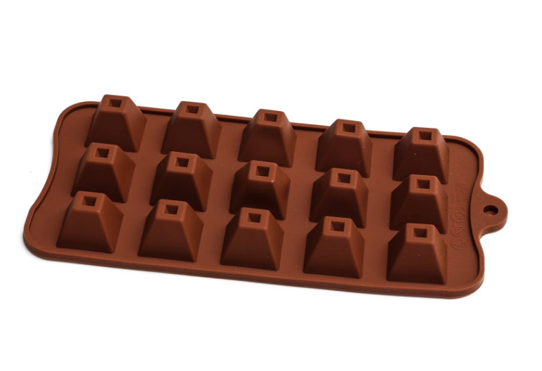 Mingyiq Silicone Mini Chocolate Block Bar Mould Mold Ice Tray Cake  Decorating Tool 