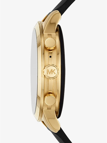 michael kors runway gold tone smartwatch