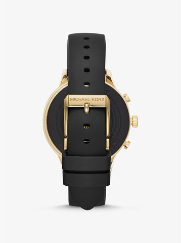 michael kors runway gold tone smartwatch