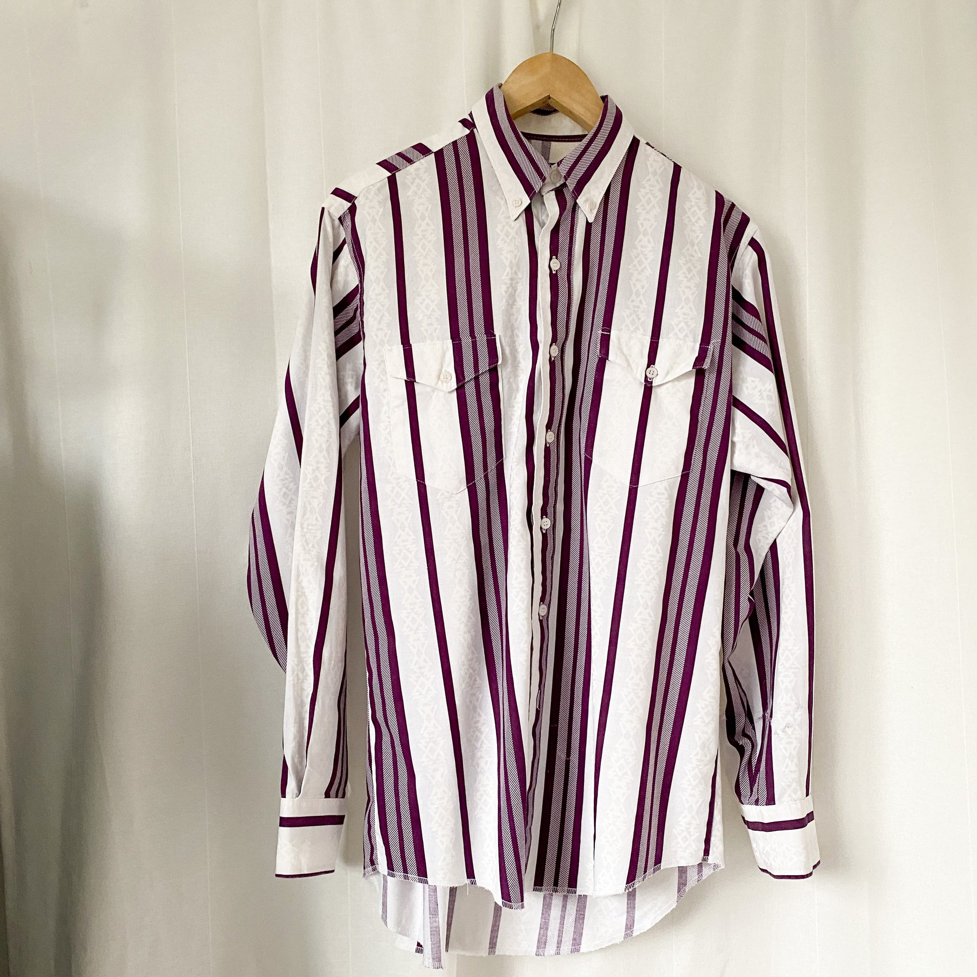 Men's Vintage Wrangler Striped Shirt Size S – Claeshaus