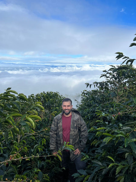 Benjamin Paz, on his farm, La Salsa