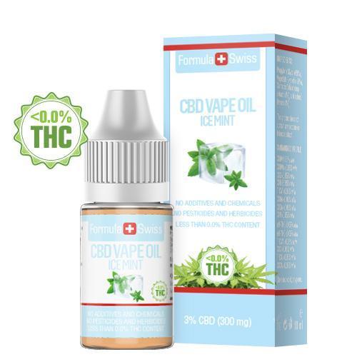 Billede af CBD Vape Oil Ice Mint - 3% (300 mg)