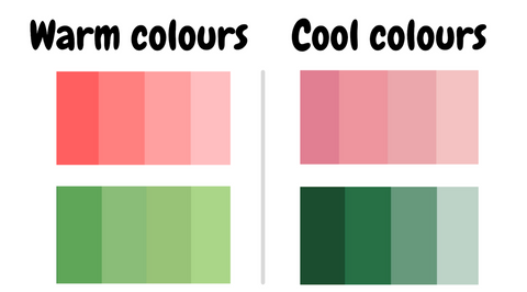 Colour tones in clothing fashion trends