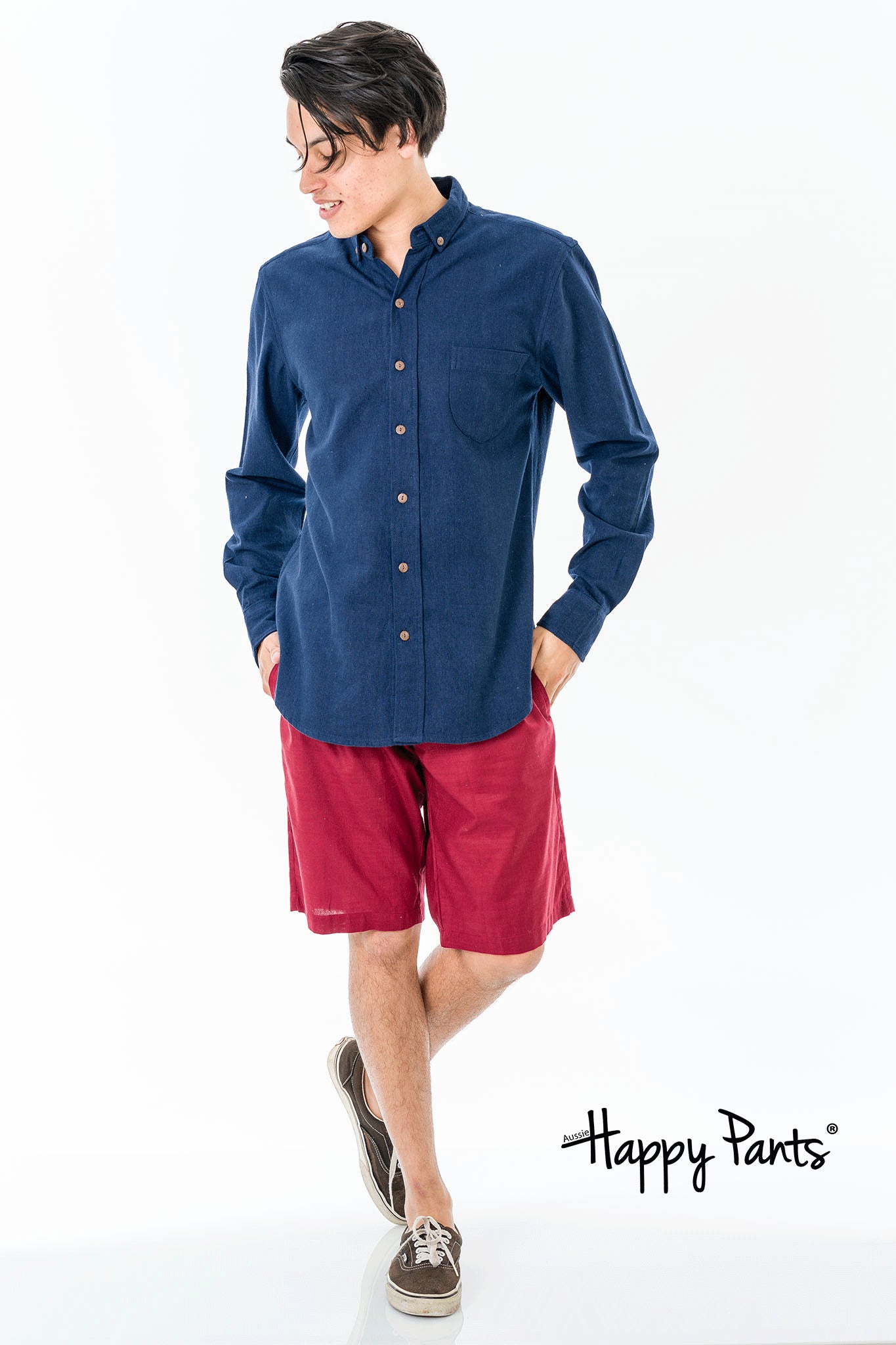 long sleeve short pants