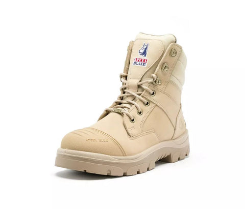 steel blue safety boots price