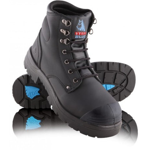 steel blue safety boots price