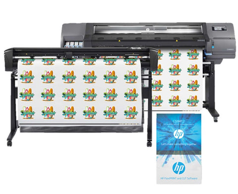 HP Latex cut and print