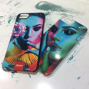 Mobile phone cases printed using a UV printer