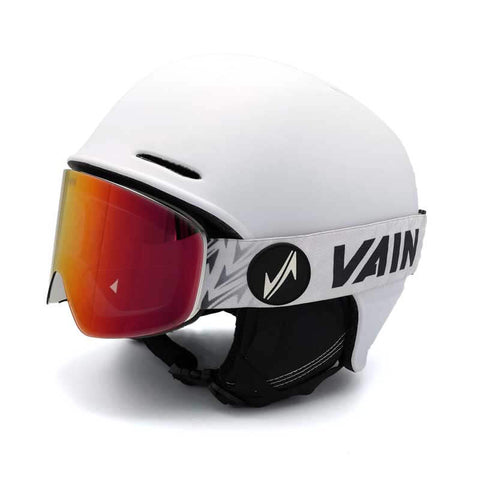 Snow goggle fit in helmet